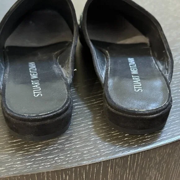 Stuart Weitzman Pipe Mulearky Flat Mule - Picture 6 of 11